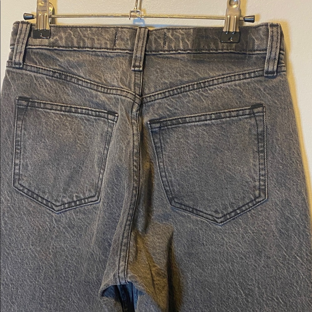 Abercrombie & Fitch The Loose High Rise Jeans Women’s 24 00 Gray Denim Baggy Leg - Picture 12 of 16